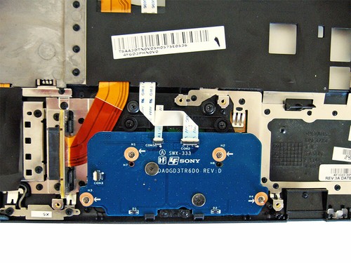 Topcase Gehäuseoberteil inkl. Touchpad Fingerprint Audio Sony VPCS12 Serie - Bild 4 von 4