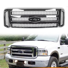 Front Bumper Grille Grill For Ford 1999-2004 Super Duty F250 F350 F450 F550
