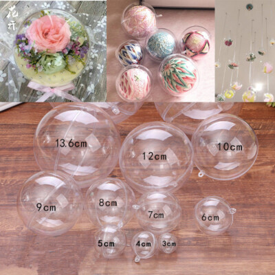 2-100CM Acrylic ball Transparent ball Plastic ball Decorative hanging ball