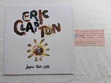 Eric Clapton 1985 Japan Tour Concert Program Ticket Stub
