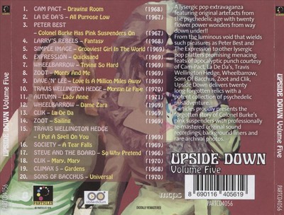 VARIOUS ARTISTS - UPSIDE DOWN, VOL. 5: 1966 - 1971: COLOURED DREAMS FROM THE UND