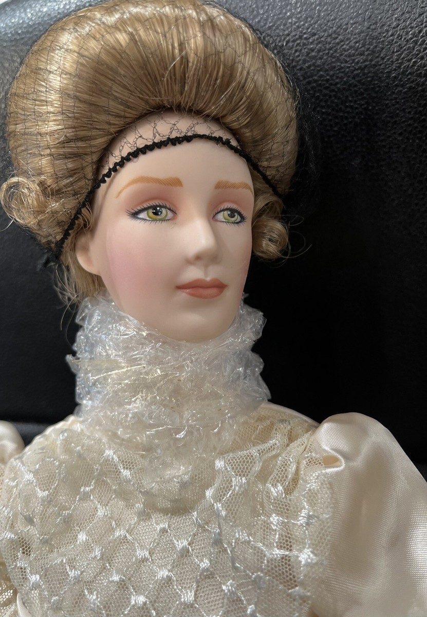 激レア 新品未使用 FRANKLIN HEIRLOOM DOLLS ビスクドール Franklin Heirloom Dolls Gibson Girl Anniversary Bride