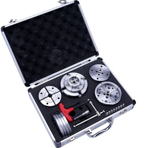 Wood Lathe Chuck Set 3.75"inch Self Centering Scroll Chuck 4 Number Of Jaws - Picture 6 of 10