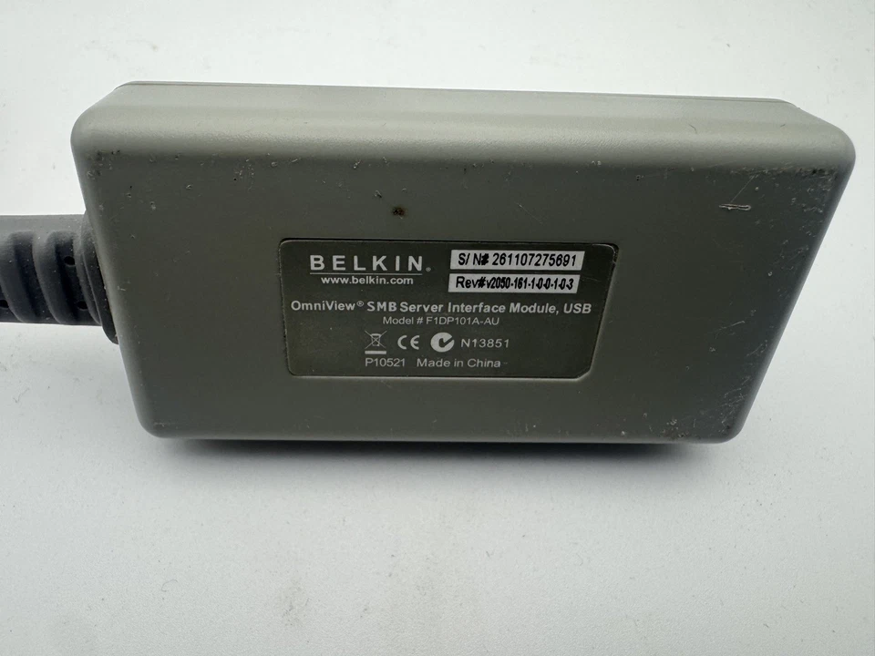 Belkin F1DP101A-AU OmniView USB VGA SMB Server Interface KVM Switch Cable Module - Image 2 of 2
