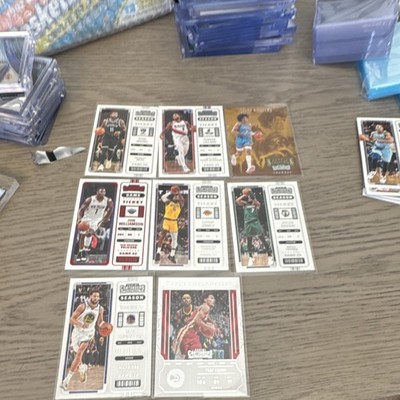 Panini Contenders 2020-21 NBA 8-Card Lot Tickets/Stallions Zion LeBron