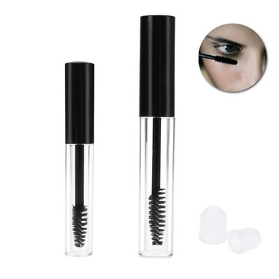 2 Pcs Plastic Empty Eyelash Brush Tube Mascara Tube Container For Travel