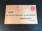 GB postal stationary 1903 to Holland address from Darwins of London 1d red E VII