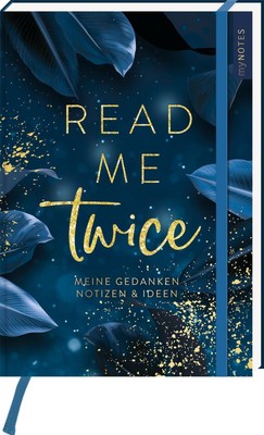 myNOTES Papeterie: Notizbuch A5 Romance READ ME TWICE Notizbuch 208 S. Deutsch