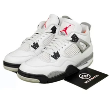 Nike Air Jordan 4 Retro "White Cement" Jordan 4  AJ4 GS 2025 IB4171-100 3.5Y-7Y