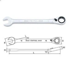 Ring-/Open End Spanner TOPTUL ABAF1111