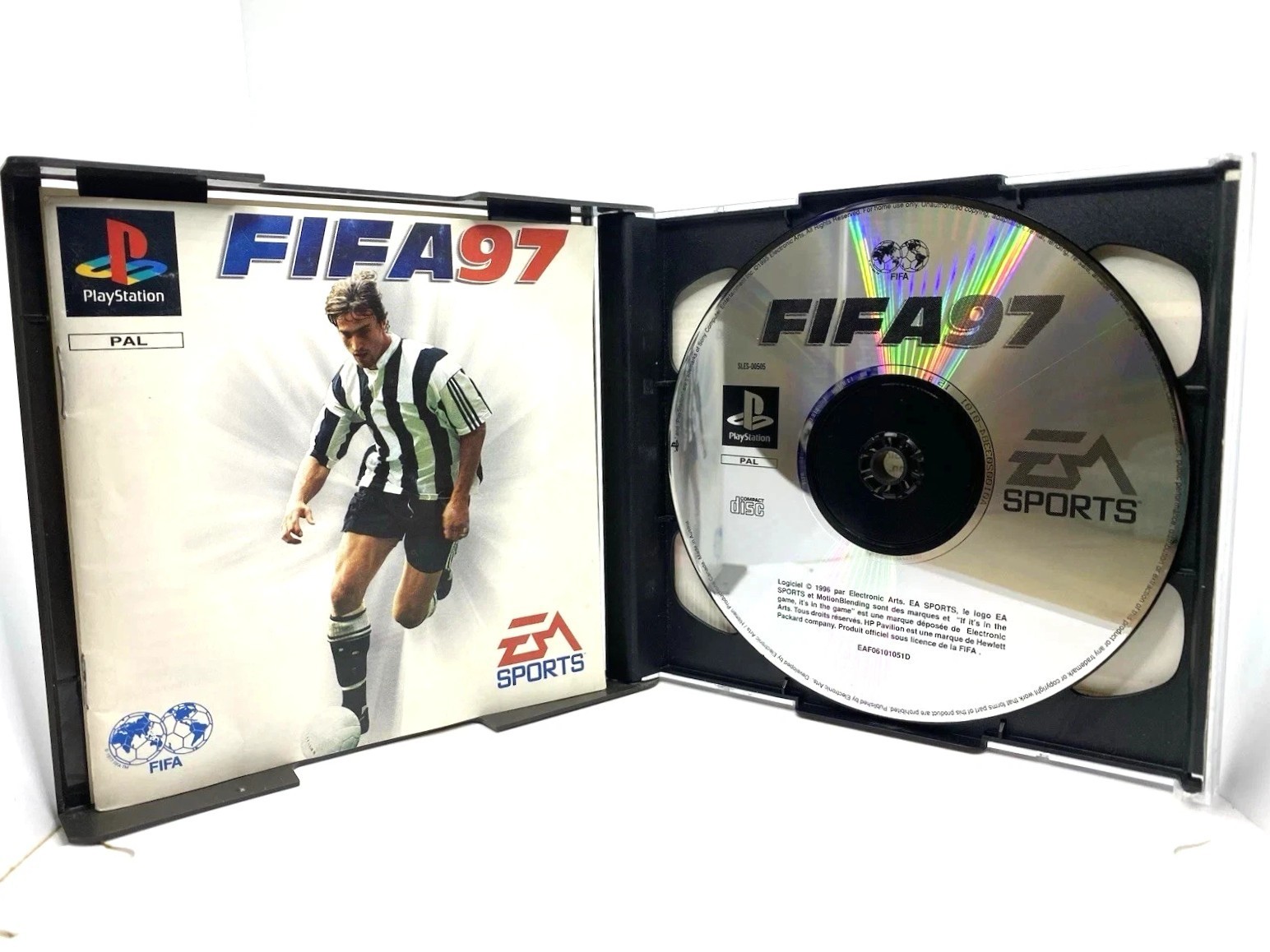 ✅FIFA 97 Ps1 Jeu Complet Boîte et Notice Playstation 1 FR CIB OVP