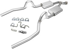 2.5od Dual Muffler Ss Catback Exhaust System For 99-04 Ford Mustang 3.8 3.9l V6 2.5od Dual Muffler Ss Catback Exhaust System For 99-04 Ford Mustang 3.8 3.9l V6
