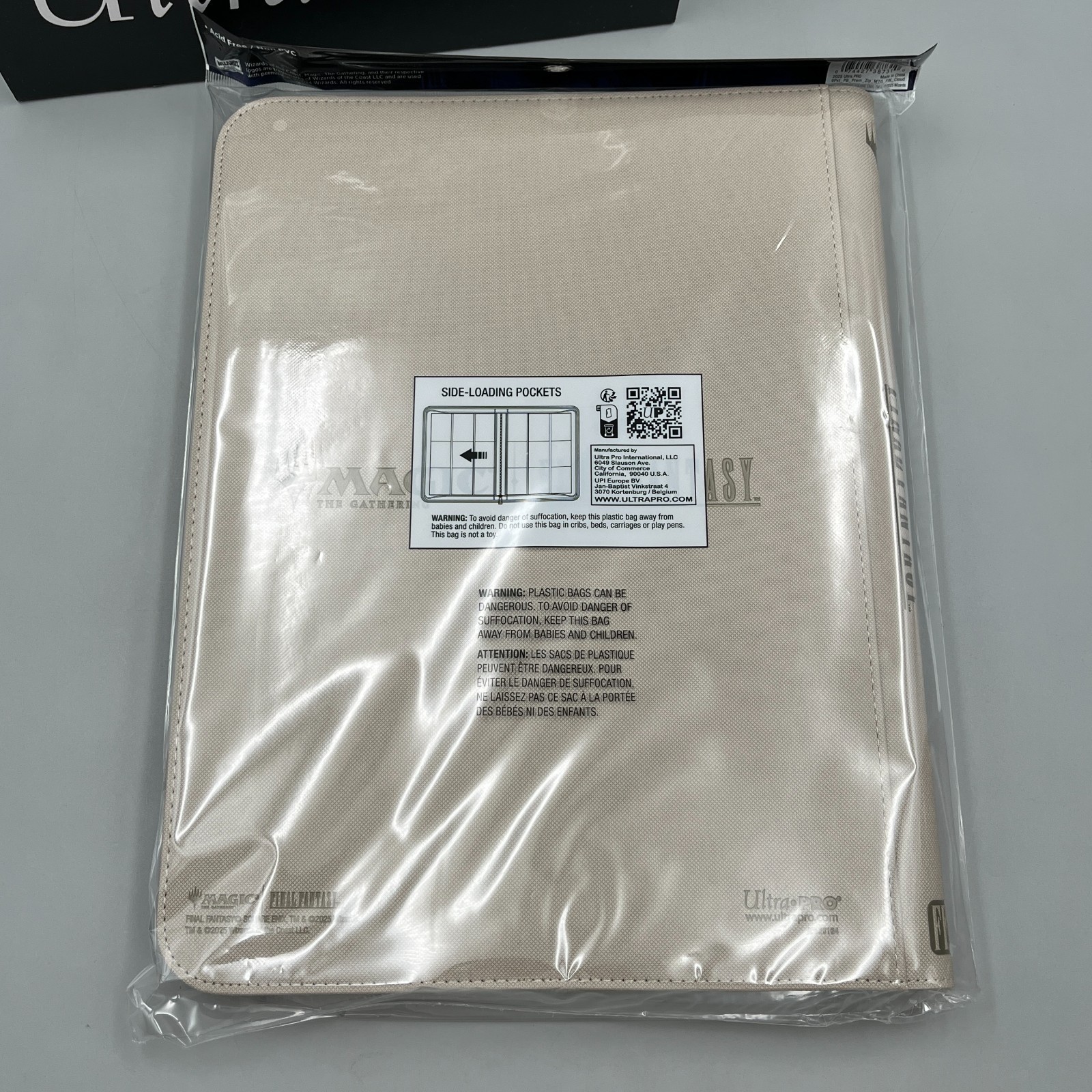 Ultra PRO MTG Final Fantasy Cloud Planet's Champion 9 Pocket Zip Pro Binder NEW