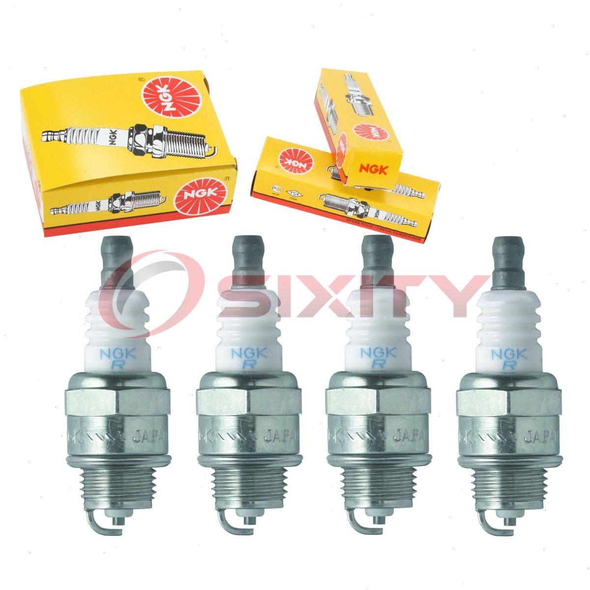 4 pc NGK 5113 BPMR4A SOLID Standard Spark Plugs for W9PR-U 98073-54776 yi