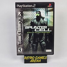 Splinter Cell PlayStation 2 PS2 Black Label Case Disc