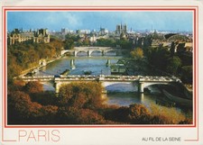 Alte Ansichtskarte Paris Au fil de la Seine 1...