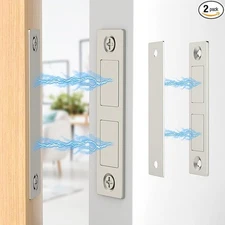 Jiayi 30 Lb Cabinet Door Magnets, 2 Pack Magnetic Drawer Catch Heavy Duty Kitche