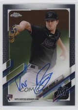 2021 Topps Chrome Rookie Auto Trevor Rogers #RA-TR Auto 1j7n