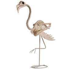 JOYIN Flamingo Skeleton 27.6" Halloween Decoration Posable Yard Prop