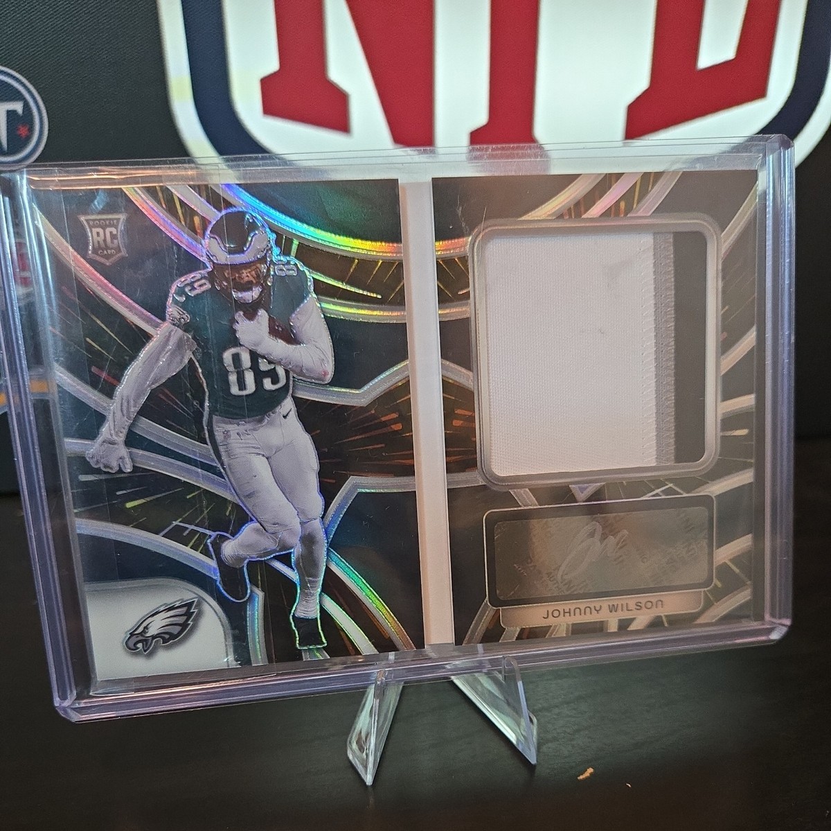 2024 Spectra - Rookie Genesis Johnny Wilson Patch Auto Booklet 18  display picture 1
