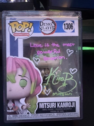 Demon Slayer Funko Pop Mitsuri Kanroji SIGNED by Kira Buckland JSA Certified
