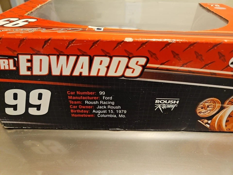 2007 Carl Edwards #99 Office Depot 1/18 NASCAR Diecast Winners Circle  - Image 3 of 3