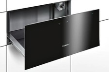 Siemens iQ700 29cm High Warming Drawer - Black BI630DNS1B