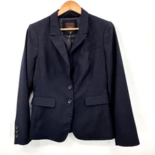 The Limited Career Blue Blazer Suit Separate Womens Size 10 Tailored Waist 