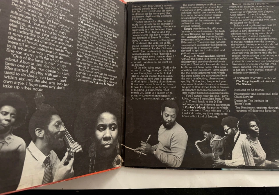 Alice Coltrane LP "Ptah the El Dauod" 1970 Impulse AS 9196 Joe Henderson VG++ - Image 3 of 4