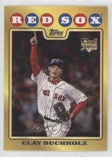 2008 Topps Kmart Gold Rookie Variations Clay Buchholz #RV5 04eb