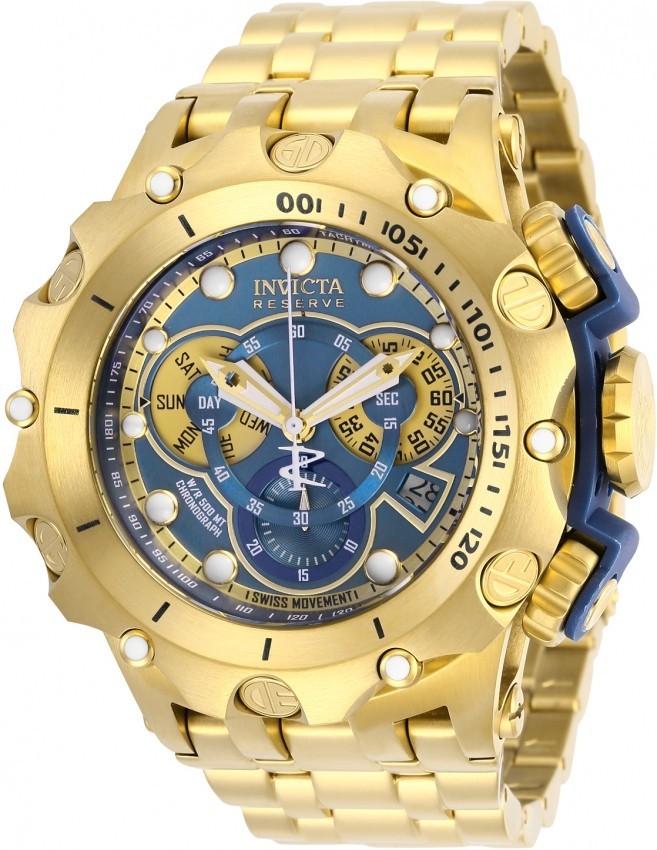 Invicta Venom Reserve 27791 Swiss Gold Quartz Rare 51mm | eBay