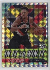 2019-20 Panini Mosaic In It to Win It CJ McCollum #11 12i4