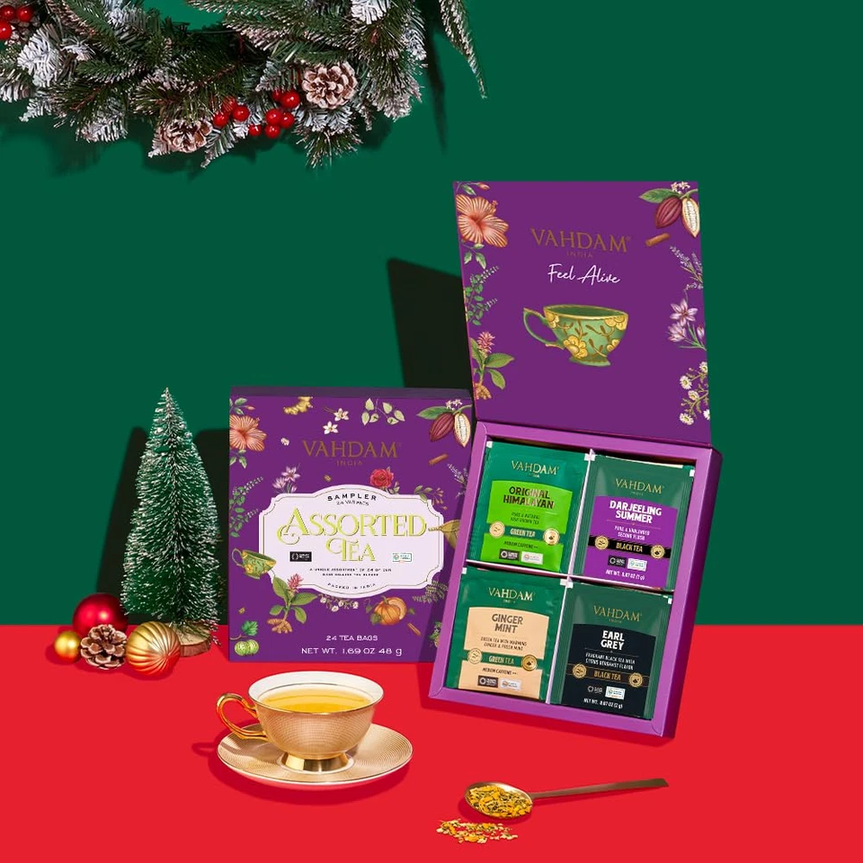, Classic Tea Advent Calendar 2025 | 24 Unique Flavor in Individually Wrapped Py - Image 3 of 4