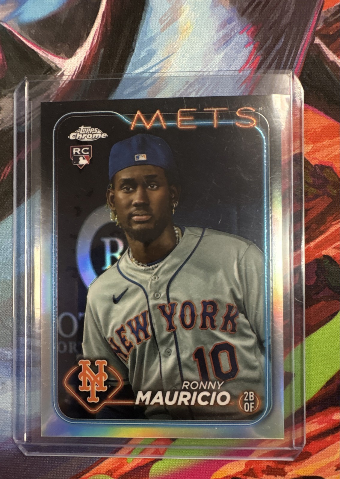 2024 Topps Chrome - Image Variation Ronny Mauricio #28 Hat Backwards (RC)