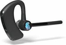 Blueparrott M500 XT Mono Bluetooth Headset, 93 Noise Cancelling Ai Powered Dual