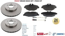 FRONT AXLE BRAKE DISCS & PADS for MERCEDES BENZ E-CLASS E320 (211.065) 2002-2008