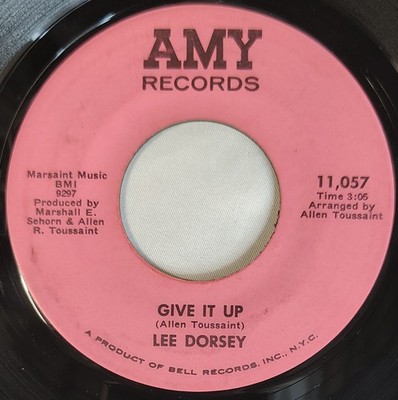 60s FUNK SOUL 45 Lee Dorsey GIVE IT UP - CANDY YAM 1969 Amy VG+