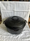 Vintage Wagner Ware #9 Drip Drop Roaster w/Lid & Trivet Cast Iron 1269
