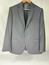 42R Lauren Ralph Lauren Sport Coat Mens Black Blazer Jacket Suit NICE 42