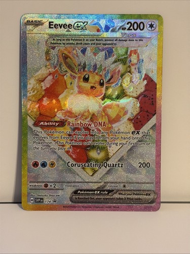Pokèmon TCG Eevee EX 174 Scarlet & Violet Black Star Promo