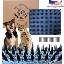 Scat Mats for Dogs Cats 10 Pcs Pet Repellent Mats Keep Off Couch Furniture
