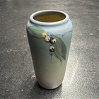 Weller Pottery 8” Matte Glaze Vase – Early 1900s Art Pottery