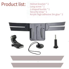 For DJI Action 3 Sports Camera Quick Release Helmet Chin Mount Adapter Bracket
