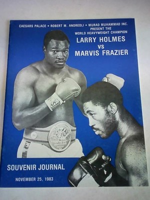 Larry Holmes vs. Marvis Frazier. Caesars Palace, Las Vegas, November 25, 1983. S