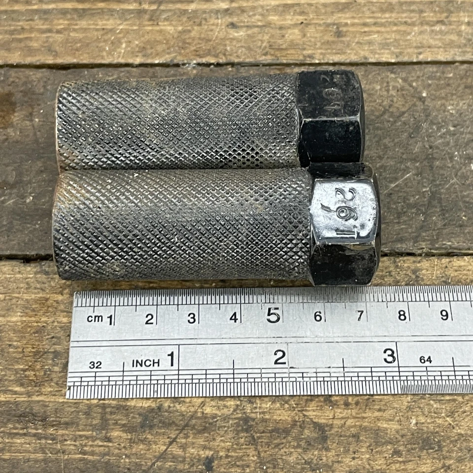 Clavijas de bicicleta vintage GT BMX acero negro 26T moleteado eje de bicicleta clavija de pie años 90 80 Foto 4 de 4