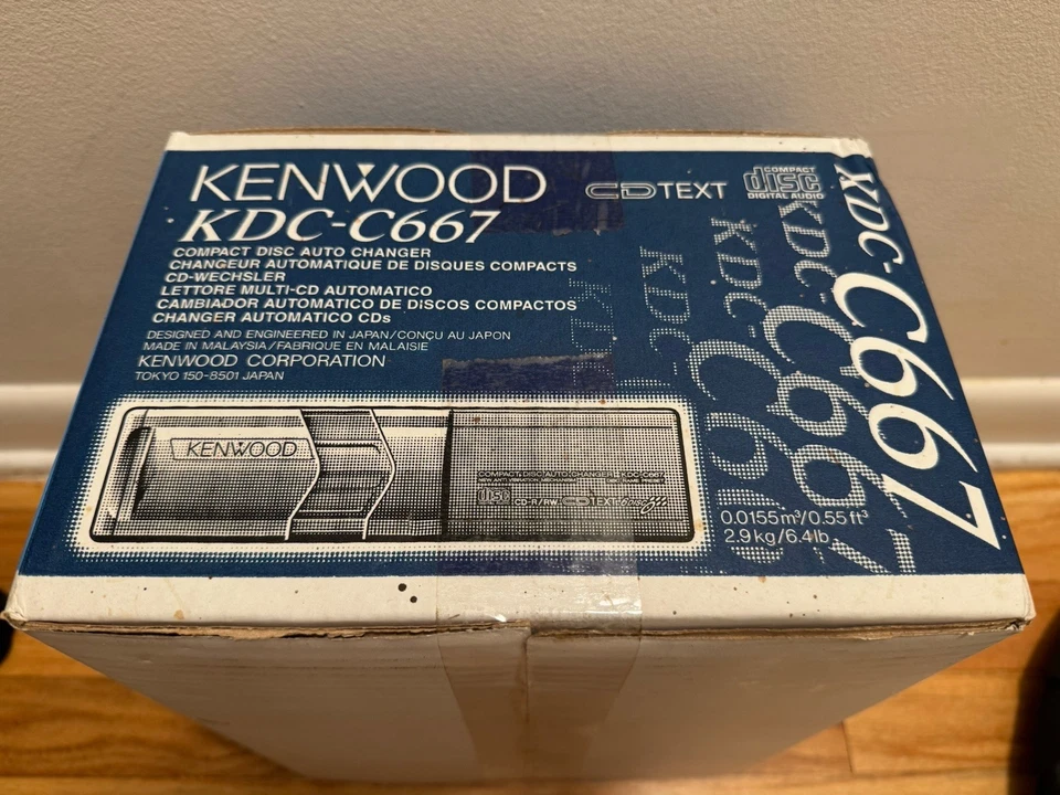 Kenwood KDC-C667 6-Disc CD Auto Changer Brand New & Sealed - Image 2 of 3