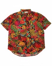 GITANO Womens Oversized Shirt Dress EU 42 Large Multicoloured Tropical CK04