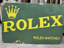 ROLEX Enamel Sign 46cm by 31cm