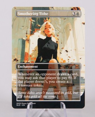 Smothering Tithe | Handmade Borderless Designed Art Card