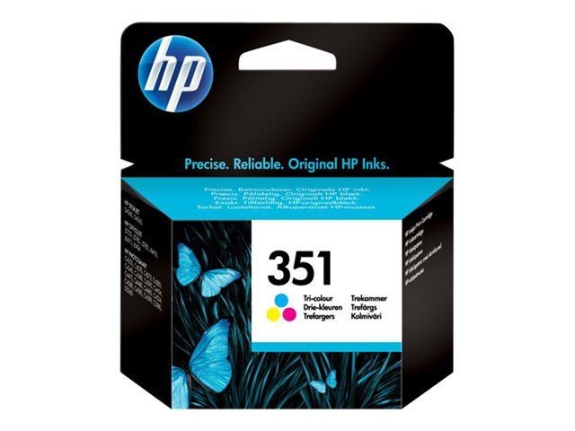 Cartouche d'encre trois couleurs HP 351 pour imprimante jet d'encre Deskjet série D
